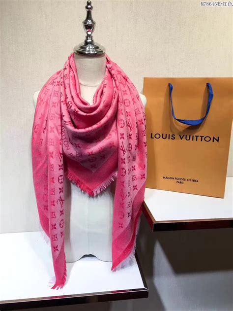 louis vuitton pink denim shawl|Louis Vuitton shawl women's.